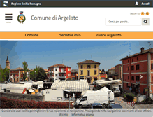 Tablet Screenshot of comune.argelato.bo.it